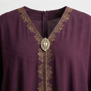 Vestido largo islámico transpirable de secado rápido para mujer, Abaya en venta, servicios OEM, el mejor diseño, color personalizado, ropa modesta para damas. - Product Image 4