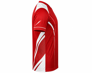 Camiseta de Fútbol Roja Energética 2026, Diseño Atractivo, Nombre y Número del Jugador Personalizables, Secado Rápido, Manga Corta, 100% Poliéster - Product Image 5
