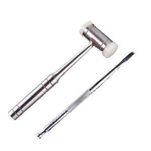 Astrin Surgical Dental <b>Chisels</b> Straight with Mallet Set Stainless Bone <b>Chisels</b> & Mallet Professional Dental Surgical Instruments - Product Image 1