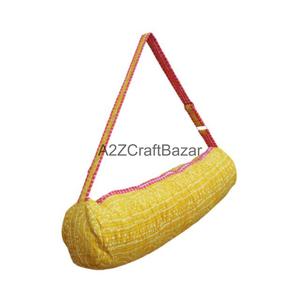 Bolso de Fin de Semana A2ZCraftBazar Estilo Boho Moderno para Yoga y Playa, con Estampado Animal, Correa Ajustable, Cierre de Cremallera, Algodón Ecológico - Product Image 4
