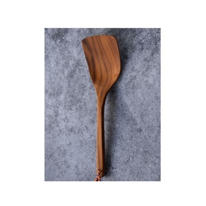 Juego de espátulas duraderas de madera de olivo, utensilios de cocina para freír, revolver, mezclar, servir y hornear - Product Image 6