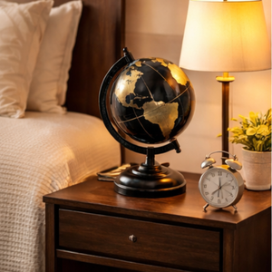 Globo Terráqueo Ejecutivo Premium con Base de Aluminio para Escritorio | Globo Terráqueo Educativo con Mapa Detallado para Escritorio de Oficina, Mesa de Estudio y Decoración del Hogar - Product Image 5