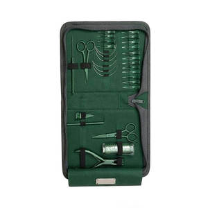 Kit d'outils professionnels pour extensions capillaires : ciseaux, pinces, clips, perles, outils d'installation et de retrait en acier inoxydable - Product Image 4