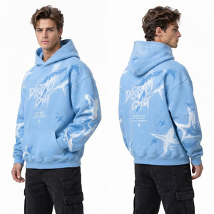 Sweat à capuche imprimé par sublimation pour homme, coupe décontractée, manches longues, style streetwear hiver épais - Product Image 4