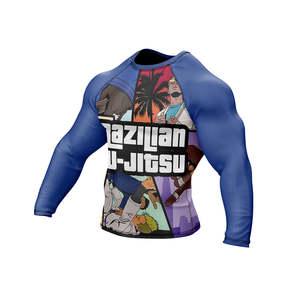 Submission Rash Guard Men Grappling Training Wear Jiu Jitsu Base Layer - Product Image 5