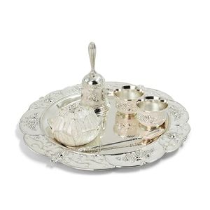 ชุดถาดบูชาแฟนซีพร้อมถาดตกแต่งและถ้วยสำหรับตกแต่งบ้าน - Product Image 6
