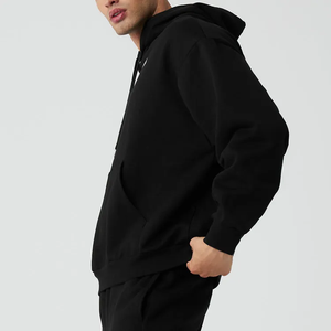 Sudadera con Capucha para Hombre, Corte Regular, Hombros Caídos, Mangas Largas, Puños Acanalados y Frente Liso, 100% Algodón, Invierno - Product Image 3