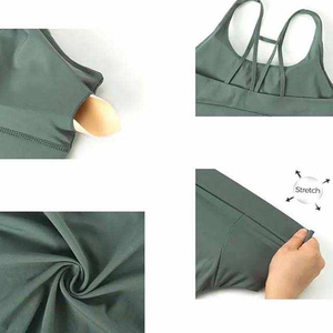 Soutien-gorge de sport en Spandex/Nylon pour le fitness, le yoga et la gym – Haute performance, sublimation frontale, léger, écologique et respirant pour femme - Product Image 6