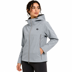 OEM Women's Softshell Hooded Windbreaker <b>Jacket</b> Waterproof Outdoor Active Windproof Zip Up Performance <b>jacket</b> for <b>men</b> Supplier - Product Image 4