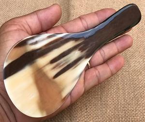 Cuillère en corne naturelle pour restaurant, couverts en corne de bœuf et de buffle naturels, cuillère de service en agate pour table. - Product Image 2