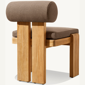 เฟอร์นิเจอร์เก้าอี้ไม้สักสไตล์โมเดิร์นเรียบง่าย พร้อมฟองน้ำนุ่ม ทนทาน และมีคุณภาพดี - Product Image 4