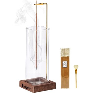 Porte-encens en bambou avec grille en acier inoxydable - Vente en gros écologique - Product Image 3