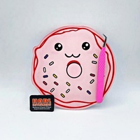 Support magnétique rond en acrylique HARL écologique personnalisé avec logo pour outils de beauté et colle à cils, idéal pour les fournitures d'extensions de cils (vente en gros)