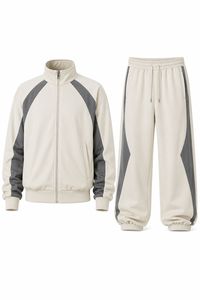 Sudaderas con Capucha y Pantalones Deportivos de Forro Polar de Poliéster/Algodón para Hombre, de Alta Calidad, Otoñales, Sólidos, Casuales, Transpirables, Ligeros y de Secado Rápido, al por Mayor - Product Image 3