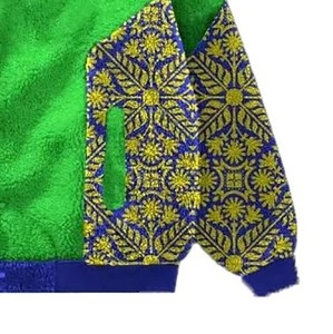 Custom Wool and <b>Leather</b> Varsity <b>Jacket</b> Men Embroidered College Style OEM ODM Factory Sample Service Available - Product Image 5