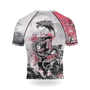 Custom Made Unisex Rashguard OEM Sublimation UPF 50 Running Wear UV Protection Compression Anti Rash Polyester Wholesale OEM Set - Product Image 4
