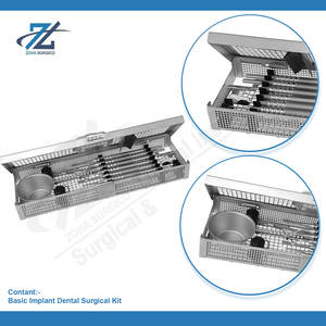 Kit Quirúrgico Básico para Implantes Dentales, Manual, de Acero Inoxidable, Reutilizable, Juego de Instrumentos Dentales Profesionales - Product Image 3