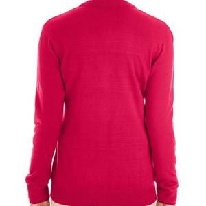 Cardigan en tricot pour femme de qualité supérieure, col en V, manches longues, couleur unie, boutons sur le devant, style classique, à porter toute l'année - Product Image 5