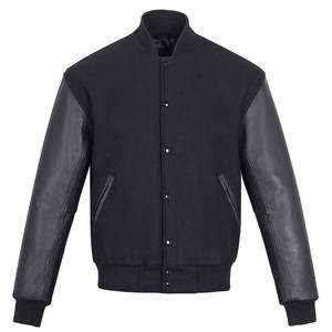 Hot Selling Custom Colorful <b>Long</b> Sleeve Patch Chenille Embroidery Streetwear Letterman Varsity <b>Jacket</b> for <b>Men</b> Canvas Fabric OEM - Product Image 1