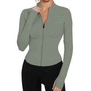 Chaqueta Deportiva con Cierre Completo para Mujer, Chaqueta de Entrenamiento Elástica, Estilo de Vida Activo, Fabricante Mayorista, Ropa Deportiva Personalizada - Product Image 1
