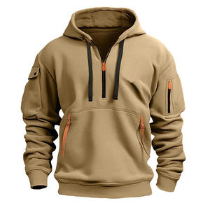 Custom Logo <b>Men's</b> Hoodies Casual Sport Hooded Sweatshirt Oversized Zipper <b>Cardigan</b> Solid Color Hoodies <b>for</b> <b>Men</b> - Product Image 1
