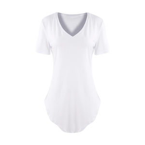 Camiseta de Mujer al por Mayor, con Logotipo Personalizado, Talla Grande, Suave, 100% Algodón - Product Image 2
