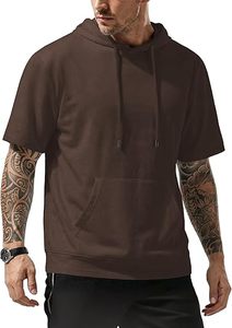 Ropa Deportiva, Ropa de Gimnasio, Ropa Urbana, Conjunto de Dos Piezas, Sudadera con Capucha Extra Grande, Pantalones Cortos Deportivos, Ligeros - Product Image 5