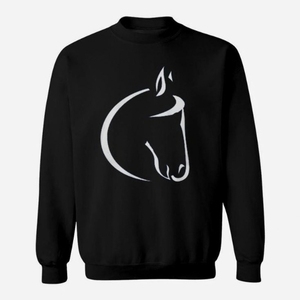 Sudadera con Capucha Infinity Horse Love para Mujer, 100% Algodón, Tejido de Punto, Corte Regular, Diseño Casual con Estampado Frontal para Otoño - Product Image 3