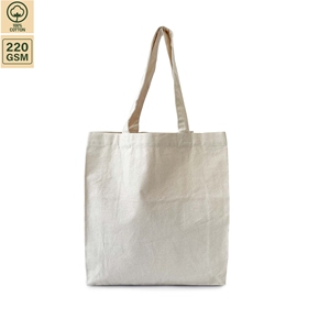 กระเป๋าผ้าแคนวาสขนาด 8 ออนซ์ พร้อมช่องใส่ของด้านใน ขนาด 38x43x8 ซม. รับทำโลโก้ตามสั่ง ขายส่ง แบรนด์ส่วนตัว รับผลิตแบบ OEM ODM - Product Image 1