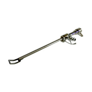 Gaine d'endoscope manuelle en acier inoxydable de 4 mm, 17,5 cm, avec orifice orienté vers le haut à 30 degrés, pour instruments de chirurgie de lifting des sourcils - Product Image 1