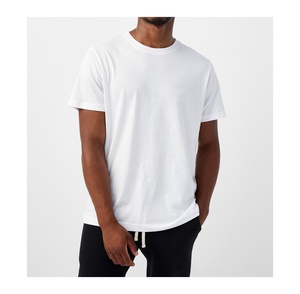 T-shirt en coton 100% personnalisé avec votre logo de marque, t-shirt uni pour homme, t-shirt décontracté pour homme - Product Image 3