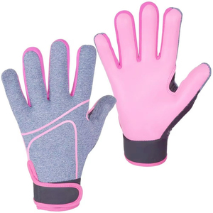 New <b>Pink</b> Color Full Finger Gloves Waterproof Polyester Outdoor Unisex All Seasons Sports Gloves - Product Image 4