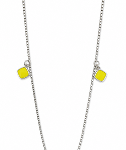 Collier pendentif pièce de puzzle en argent sterling 925 émaillé, breloque géométrique, poli miroir, bijoux de mode pour femme, usage quotidien - Product Image 4