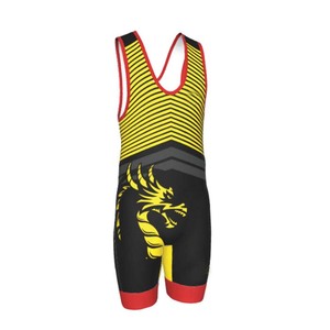 Singlet de Lucha Transpirable Sublimado para Hombre con Agarres Antideslizantes para Piernas, Uniforme Deportivo con Estampado Digital Personalizado 2026, EE. UU. - Product Image 6