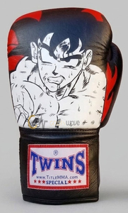 Custom Brand <b>Dragon</b> Ball Anime Genuine Leather Boxing Glove Unisex Adult Training Kickboxing Gloves Density Foam Sparring Gloves - Product Image 4