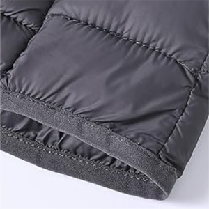 Veste matelassée pour homme tendance, sur mesure, légère, facile à porter, respirante, coupe-vent, confortable, à capuche, en toile, matériau durable - Product Image 3