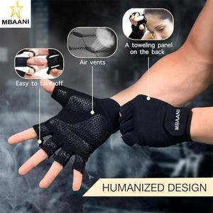 Guantes de entrenamiento para hombres y mujeres, guantes para levantamiento de pesas, ciclismo, gimnasio, entrenamiento, transpirables y de ajuste cómodo - Product Image 2