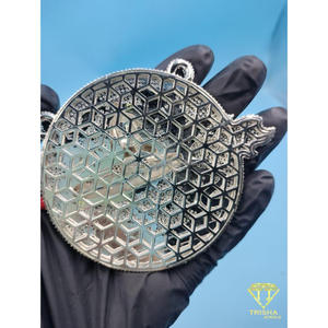 Colgante de Cohete Personalizado con Diamantes Moissanite VVS, Plata de Ley 925, Joyería Hip Hop - Product Image 5