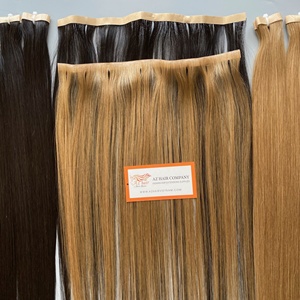 Expédition dans le monde entier 100% naturel Remy bande extensions de cheveux humains usine en gros Double dessiné personnalisable couleur droite - Product Image 3