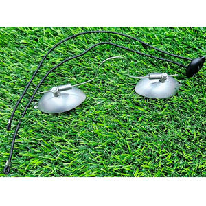 Lunettes de protection oculaire métalliques réglables SS 45*30mm avec pont nasal ajustable pour la sécurité des patients au laser - Product Image 1