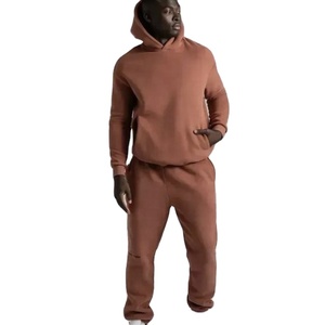 Personalizado 100% algodón invierno entrenamiento Jogging chándales hombres alta calidad antiarrugas transpirable polar sudaderas con capucha sólido - Product Image 1