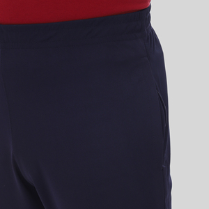 Pantalon de survêtement sport bleu quatre directions avec bande latérale, logo personnalisable, impression HD, délavage coloré, 100 % polyester, séchage rapide, tailles homme M/L/XL - Product Image 5