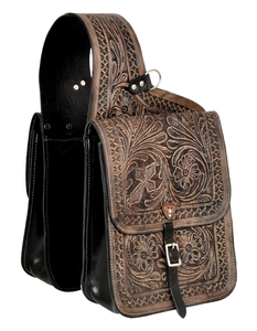 Classic Saddlery Western Horse Leather Saddle Bag Heavy Duty Trail Ride Saddle Bag Premium Handmade Genuine Leather <b>Equestrian</b> - Product Image 1