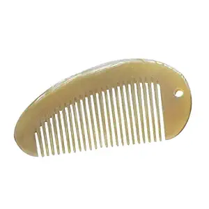 Peigne à cheveux en corne de buffle, meilleure qualité, fait main, peignes en corne de vache naturelle, peigne en corne de bœuf blanc, logo personnalisé, artisanat naturel - Product Image 2