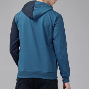 Streetwear <b>Hoodie</b> Sweatshirt Soft Cotton Blend Pullover <b>Hoodie</b> <b>Plain</b> Dyed Contrast Eco-Friendly for Casual Wear Gym Winter - Product Image 3