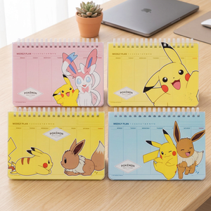 Planificador Pokemoned, Juego de 4 Piezas, Papelería Coreana para Niños, Lindo Personaje de Pikachu, Diario, Cuaderno, Útiles Escolares de Anime, Venta al por Mayor - Product Image 1