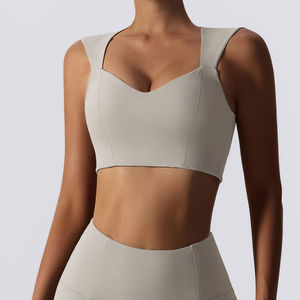 2026 Custom Logo Fitness Ladies Girls Running Gym Yoga Bra <b>Tops</b> Exercise Workout Women High Impact Sports Bra - Product Image 5