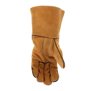 Guantes de Soldadura de Piel de Vacuno de Primera Calidad con Logotipo Personalizado, Resistentes a la Abrasión, para Bomberos y Barbacoa - Product Image 2