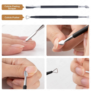 Kit de soin des ongles en acier inoxydable de qualité supérieure, 5 pièces, coupe-cuticules, coupe-ongles, ensemble d'outils de manucure et de pédicure, étiquette privée - Product Image 6