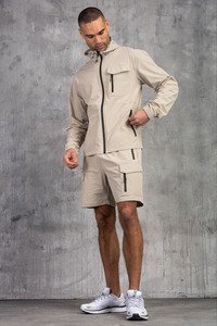 Men’s Premium Hooded Windbreaker Set Lightweight Zip Up <b>Hoodie</b> With Matching Short <b>Running</b> Hiking And Outdoor Men Sportswear Set - Product Image 6